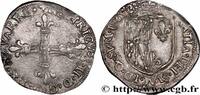 FRANKREICH Quart d'écu de Navarre NAVARRE-BEARN - HENRY III Saint-Palais 1585 (29mm, 9,61g, 10h) -