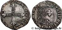 FRANKREICH Quart d'écu de Navarre NAVARRE-BEARN - HENRY III Saint-Palais 1588 (28,5mm, 9,32g, 2h) -
