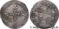 FRANKREICH Quart d'écu NAVARRE-BEARN - HENRY III Pau 1584 (29,5mm, 9,29g, 6h) -