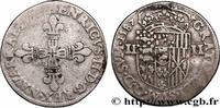 FRANKREICH Quart d'écu NAVARRE-BEARN - HENRY III Pau 1587 (28,5mm, 9,40g, 9h) -