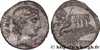 THE REPUBLIC (280 BC to 27 BC) Denier VIBIA Rome 90 AC. (19mm, 3,52g, 12h) -