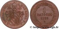 VATIKANSTAAT UND KIRCHENSTAAT 1 Baiocco Pie IX an V VATIKANSTAAT UND KIRCHENSTAAT Rome 1850 (30mm, 10,91g, 6h) -