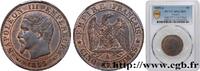 FRANKREICH Cinq centimes Napoléon III, tête nue ZWEITES KAISERREICH Paris 1855 (25mm, 5g, 6h) -