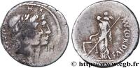 THE REPUBLIC (280 BC to 27 BC) Denier CORDIA Rome 46 AC. (18,5mm, 3,74g, 6h) -