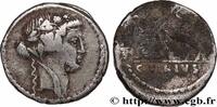 THE REPUBLIC (280 BC to 27 BC) Denier VIBIA Rome 42 AC. (18mm, 3,83g, 9h) -