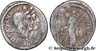 THE REPUBLIC (280 BC to 27 BC) Denier CORDIA Rome 46 AC. (19,5mm, 3,87g, 6h) -