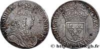 FRANKREICH Écu, portrait à la cravate courte LOUIS XIV THE SUN KING Rennes 1680 (39,5mm, 27,23g, 6h) -