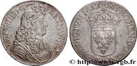 FRANKREICH Écu, portrait à la cravate courte LOUIS XIV THE SUN KING Paris 1682 (38,5mm, 27,25g, 6h) -