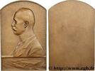 FRANKREICH Plaquette, Ernest Brauen BELGIQUE - ROYAUME DE BELGIQUE - ALBERT Ier 1913 (79,5mm, 111,5g, 12h) -
