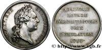 FRANKREICH Médaille, Prix d’émulation, Académie royale d’Arch LOUIS XV DIT LE BIEN AIMÉ 1763 (41,5mm, 31,84g, 12h) -