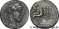 THE REPUBLIC (280 BC to 27 BC) Denier VIBIA Rome 90 AC. (18mm, 3,94g, 6h) -