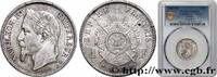 FRANKREICH 1 franc Napoléon III, tête laurée ZWEITES KAISERREICH Strasbourg 1867 (23mm, 5g, 6h) -