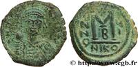 THE EMPIRE FROM ANASTASIUS TO MAURICE TIBERIUS (49 Follis MAURICIUS TIBERIUS Nicomédie 587-588 (28,5mm, 11,61g, 7h) -
