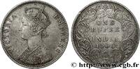 BRITISCH-INDIEN 1 Rupee (Roupie) Victoria BRITISCH-INDIEN Calcutta 1900 (30,79mm, 11,55g, 12h) -