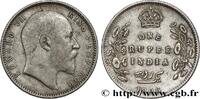 BRITISCH-INDIEN 1 Rupee (Roupie) Edouard VII BRITISCH-INDIEN Calcutta 1906 (30,52mm, 11,57g, 12h) -