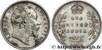 BRITISCH-INDIEN 1 Rupee (Roupie) Edouard VII BRITISCH-INDIEN Calcutta 1906 (30,52mm, 11,54g, 12h) -