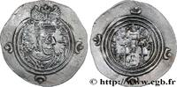 Post-hellenistic 2 (227 AD to 650 AD) Drachme SASANIEN - SASANIDISCHES KÖNIGREICH - KHUSRO II Persépolis, Istakhr (ST) 611 (31,5mm, 4,11g, 3h) -