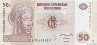 DEMOKRATISCHE REPUBLIK KONGO 50 Francs DEMOKRATISCHE REPUBLIK KONGO 50 Francs 2007 ST -