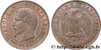 FRANKREICH Cinq centimes Napoléon III, tête nue ZWEITES KAISERREICH Paris 1855 (25mm, 4,95g, 6h) -