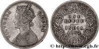 BRITISCH-INDIEN 1 Roupie Victoria BRITISCH-INDIEN Calcutta 1862 (30,72mm, 11,54g, 12h) -