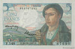 FRANKREICH 5 Francs BERGER FRANKREICH 5 Francs BERGER 1947 ST -