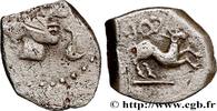 FRANKREICH Drachme au daim GALLIEN - SÜDWESTGALLIEN - RUTENI (Region die Rodez) Ier siècle avant J.-C. (13,5mm, 2,02g, 3h) -