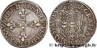 FRANKREICH Quart d'écu NAVARRE-BEARN - HENRY III Pau 1585 (29mm, 9,35g, 9h) -