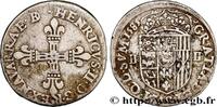 FRANKREICH Quart d'écu NAVARRE-BEARN - HENRY III Pau 1585 (28,5mm, 9,33g, 12h) -
