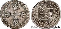 FRANKREICH Quart d'écu NAVARRE-BEARN - HENRY III Pau 1586 (29mm, 9,32g, 12h) -