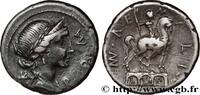 THE REPUBLIC (280 BC to 27 BC) Denier AEMILIA Rome c. 114-113 AC. (18,5mm, 3,64g, 7h) -
