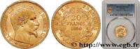 FRANKREICH 20 francs or Napoléon III, tête nue ZWEITES KAISERREICH Paris 1860 (21mm, 6,45g, 6h) -