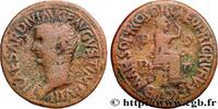 THE JULIO-CLAUDIANS (27 BC to 69 AD) Dupondius TIBERIUS Afrique Proconsulaire, Utique 27-28 (30,5mm, 12,79g, 2h) -