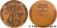 FRANKREICH Médaille, Journée nationale de l’arbre MINISTÈRES n.d. (81mm, 220,59g, 12h) -
