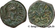 FRANKREICH Bronze PIXTILOS classe VII au cavalier GALLIEN - CARNUTES (Region die Beauce) Chartres (28) c. 40-30 AC. (16mm, 2,81g, 6h) -
