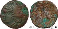 FRANKREICH Bronze à l’aigle GALLIEN - CARNUTES (Region die Beauce) Chartres (28) c. 52 AC. (15,5mm, 3,13g, 5h) -
