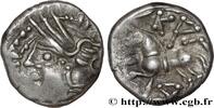 FRANKREICH Denier KALETEDOY, au delta renversé GALLIEN - BELGICA - LINGONES (Region die Langres) c. 80-50 AC. (13mm, 1,95g, 9h) -