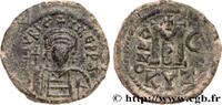THE EMPIRE FROM ANASTASIUS TO MAURICE TIBERIUS (49 Follis MAURICIUS TIBERIUS Cyzique 589-590 (27,5mm, 11,77g, 12h) -