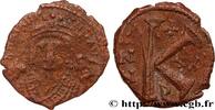 THE EMPIRE FROM ANASTASIUS TO MAURICE TIBERIUS (49 Demi-follis MAURICIUS TIBERIUS Theoupolis (Antioche) 601-602 (22mm, 4,67g, 11h) -