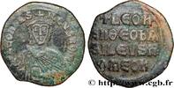 THE MACEDONIAN DYNASTY (867-1081) Follis LEO VI DER WEISE Constantinople 886 (26mm, 7,09g, 6h) -