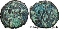 THE EMPIRE FROM ANASTASIUS TO MAURICE TIBERIUS (49 Demi-follis MAURICIUS TIBERIUS Theoupolis (Antioche) 586-587 (21,5mm, 5,89g, 7h) -