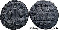 THE MACEDONIAN DYNASTY (867-1081) Follis CONSTANTIN VII et ZOÉ Constantinople 914-919 (26,5mm, 6,30g, 6h) -