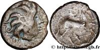 FRANKREICH Denier à la lyre GALLIEN - NORDGALLIEN - ÆDUI (BIBRACTE, Region die Mont-Beuvray) Autun (71) c. avant 52 AC. (13mm, 1,79g, 8h) -