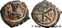 THE EMPIRE FROM ANASTASIUS TO MAURICE TIBERIUS (49 Demi-follis MAURICIUS TIBERIUS Constantinople 588-589 (22mm, 5,01g, 6h) -