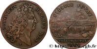 FRANKREICH Louis XIV CHAMBRE DU TRÉSOR ROYAL 1707 (28mm, 5,80g, 6h) -