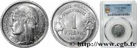 FRANKREICH 1 franc Morlon, légère VIERTE FRANZOSISCHE REPUBLIK 1949 (23mm, 1,3g, 6h) -