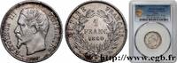 FRANKREICH 1 franc Napoléon III, tête nue ZWEITES KAISERREICH Paris 1860 (23,09mm, 5,00g, 6h) -