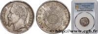 FRANKREICH 1 franc Napoléon III, tête laurée ZWEITES KAISERREICH Strasbourg 1868 (23mm, 5g, 6h) -
