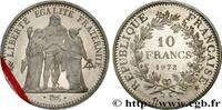 FRANKREICH Piéfort Argent de 10 francs Hercule PIÉFORTS 1972 (37mm, 50g, 6h) -