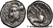 FRANKREICH Denier à la lyre GALLIEN - NORDGALLIEN - ÆDUI (BIBRACTE, Region die Mont-Beuvray) Autun (71) c. avant 52 AC. (13mm, 1,99g, 12h) -