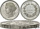 FRANKREICH Concours de 5 francs, essai en étain par Borrel, t ZWEITE FRANZOSISCHE REPUBLIK Paris 1848 (37mm, 17,82g, 6h) -